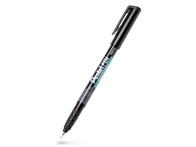 Märkpenna perm. PENTEL super fine svart