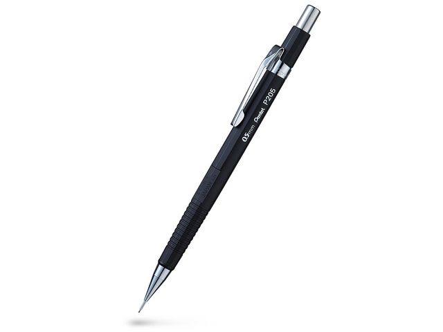 Stiftpenna PENTEL P205 0,5mm svart
