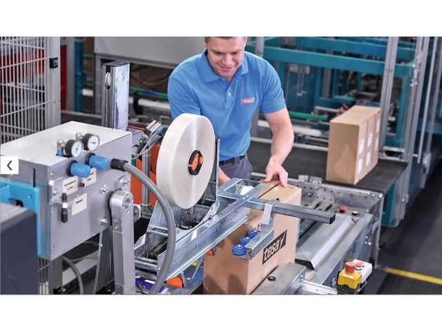 Packtejp maskin TESA PET 50mmx132m brun