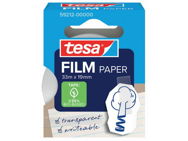Kontorstejp TESA film paper 33mx19mm