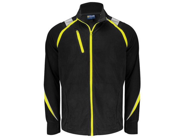 Fleecejacka PROJOB 2328 svart/gul 2XL