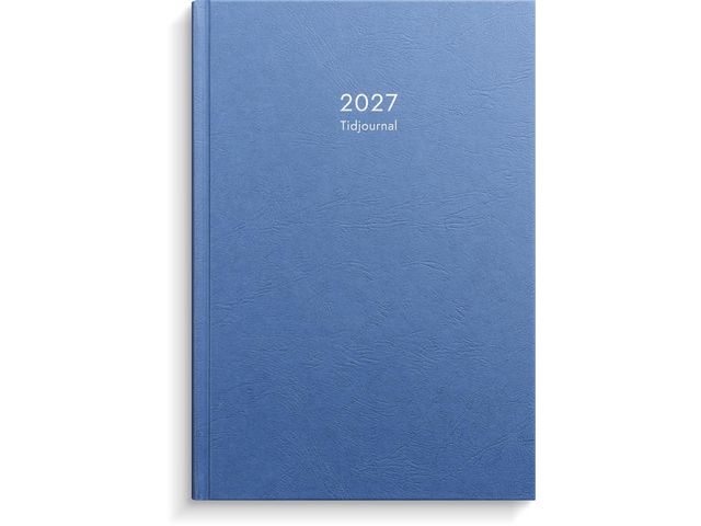 Tidjournal 2027 blå