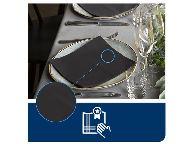 Servett TORK LinStyle Middag svart 50/fp