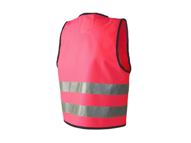 Reflexväst Barn med Kardborre XXS rosa