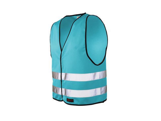 Reflexväst Barn Kardborre XXS Ljusblå