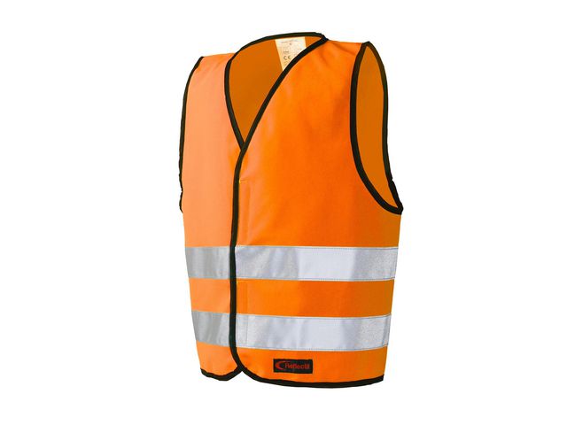Reflexväst med Kardborre XL orange