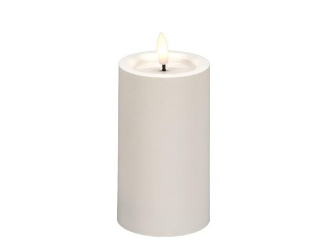 Blockljus KONSTSMIDE LED timer vit 20cm