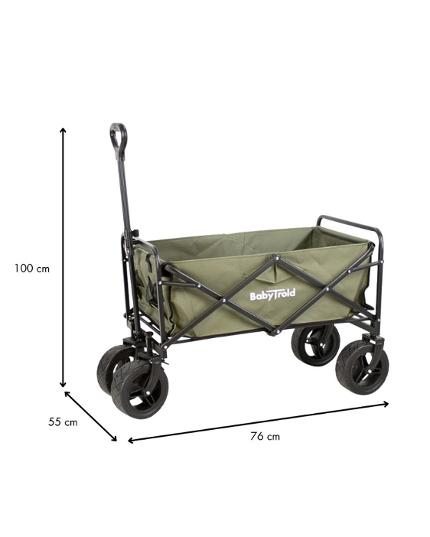 Skrinda dragvagn hopfällbar