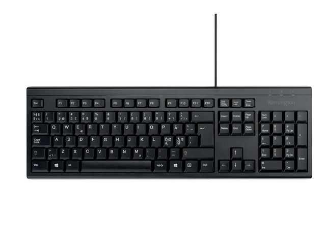 Tangentbord KENSINGTON EQ Valu Kabel