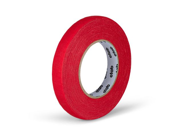 Tejp textil matt 19mmx50m röd
