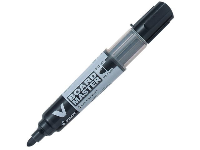 Whiteboardpenna PILOT V Board Rund Svart