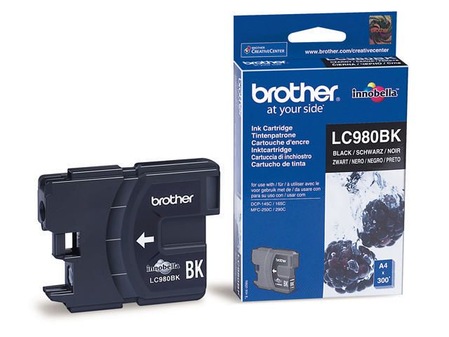 Bläckpatron BROTHER LC980BK svart
