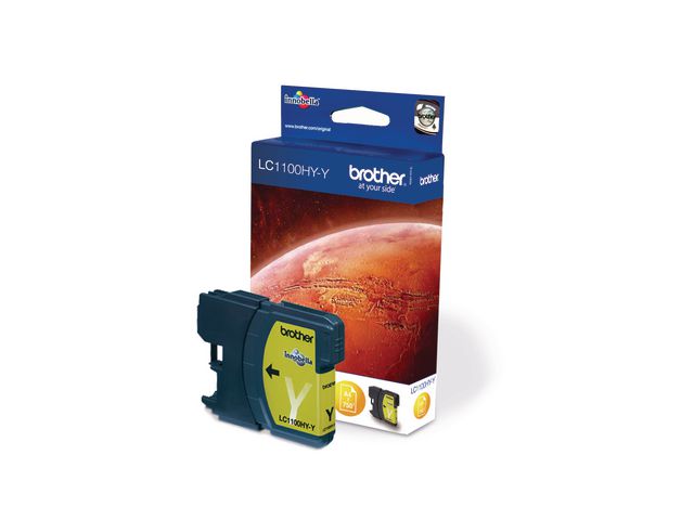 Bläckpatron BROTHER LC1100HYY gul